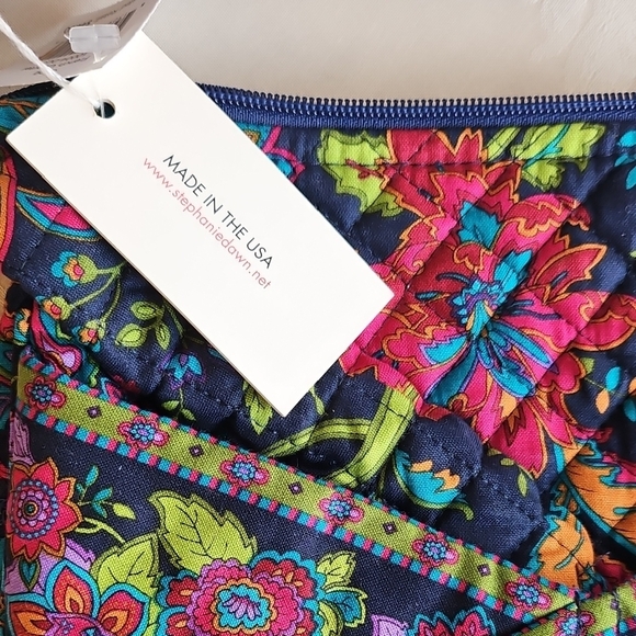 Stefanie Dawn Quilted Crossbody/shoulder Bag Made In The USA - Picture 2 of 11